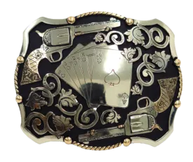 "The Card Shark" Belt Buckle