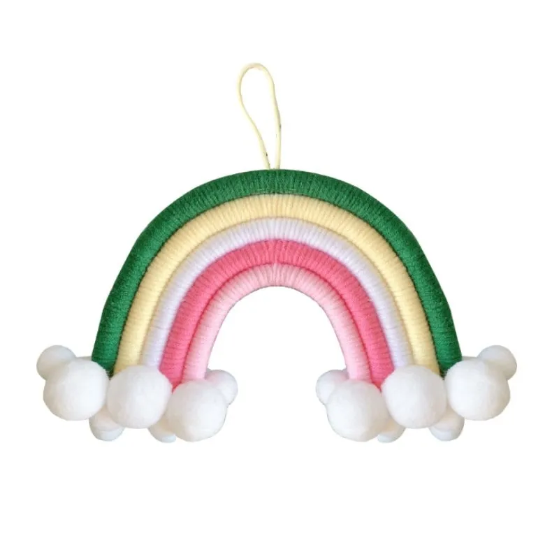 Rainbow with Clouds Pendant