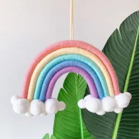 Rainbow with Clouds Pendant