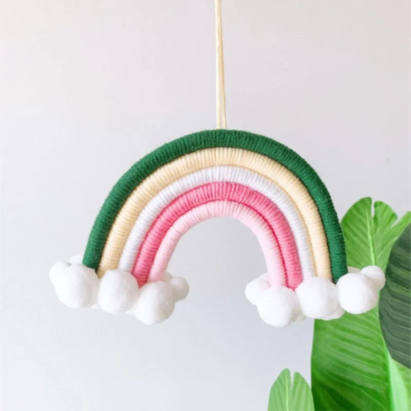 Rainbow with Clouds Pendant