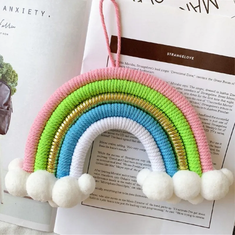 Rainbow with Clouds Pendant