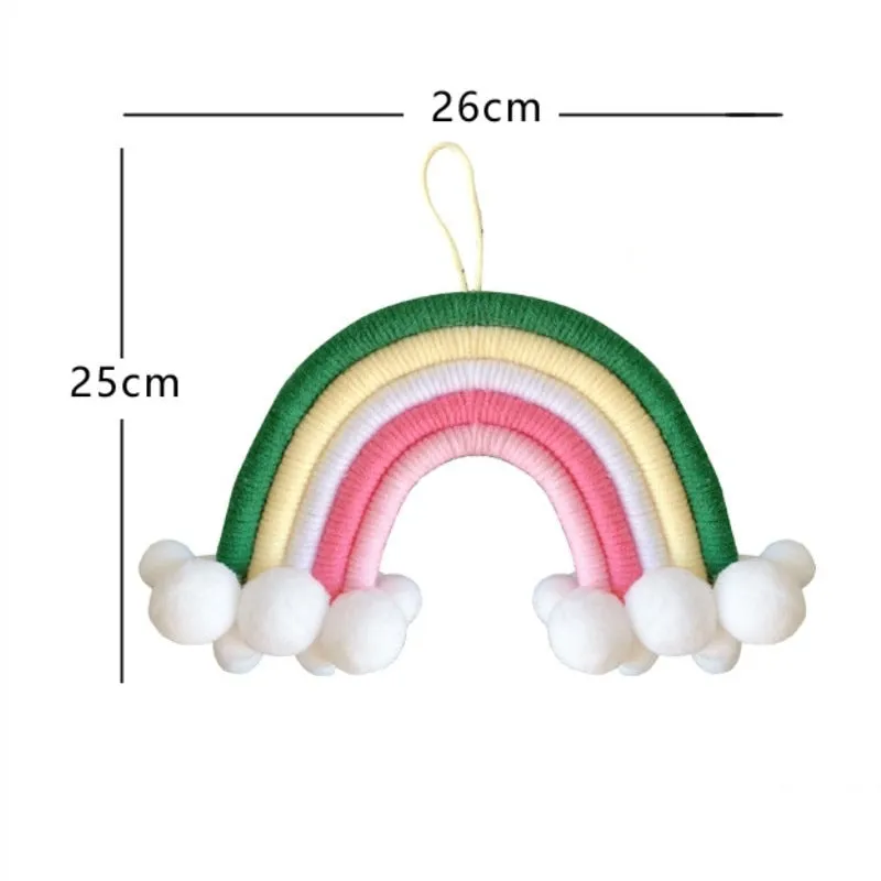 Rainbow with Clouds Pendant