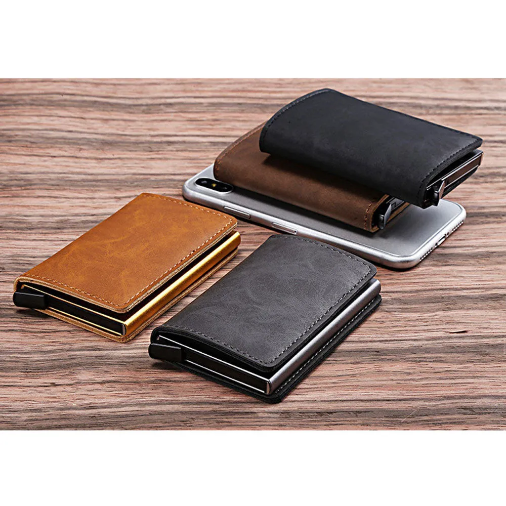 RFID Leather Card Holder