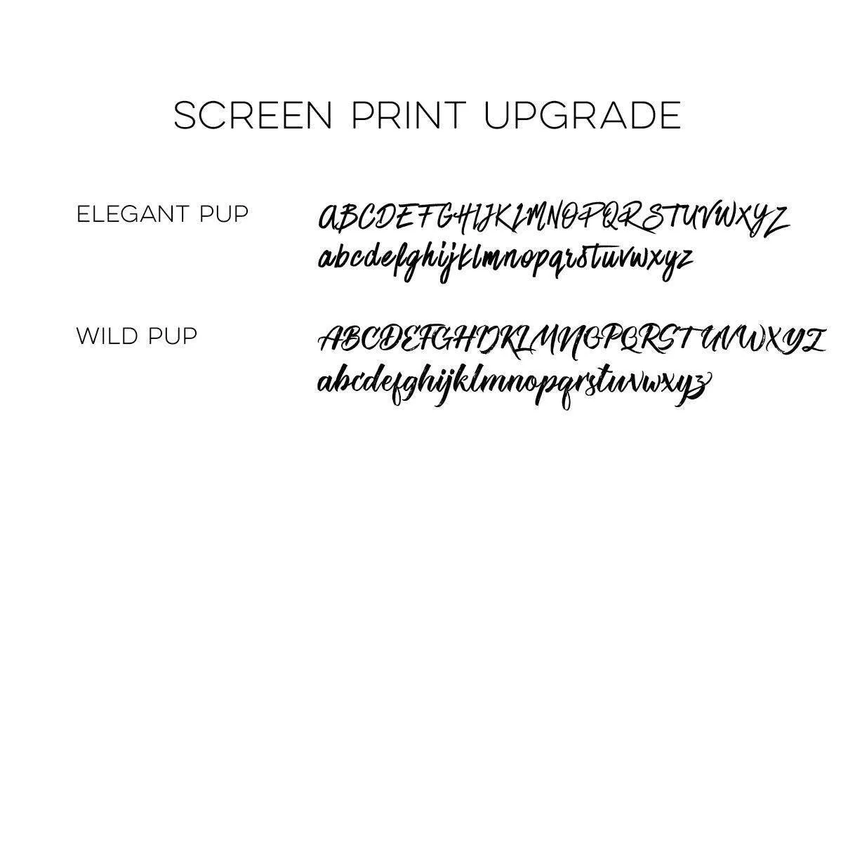 Screenprinting Upgrade Add-On