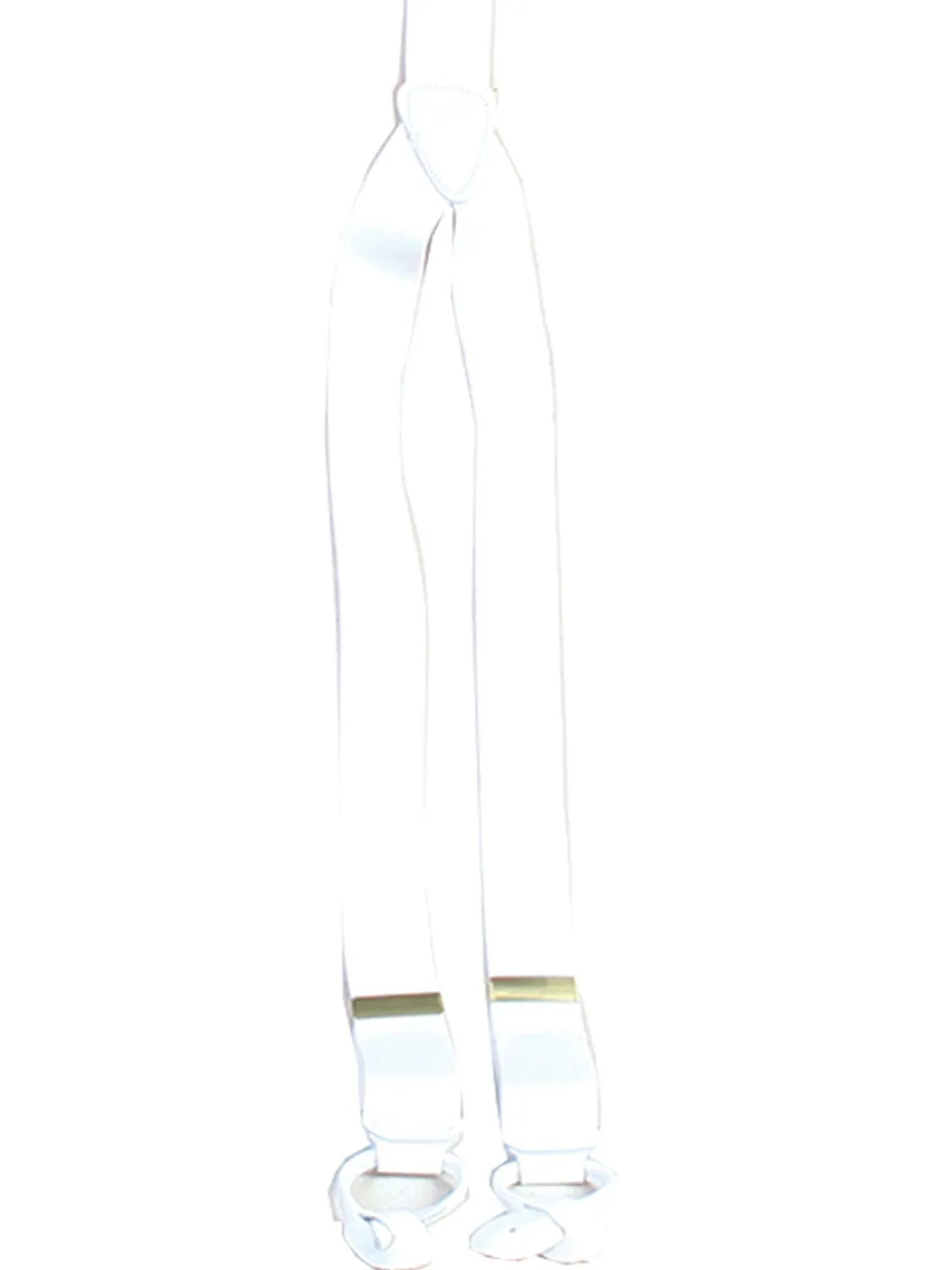 Scully Rangewear White Poly-Elastic Adjustable Y-Back Suspenders