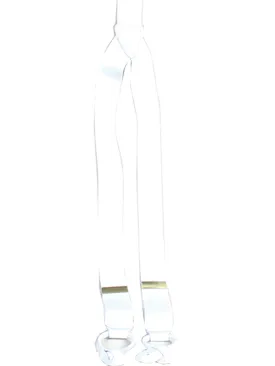 Scully Rangewear White Poly-Elastic Adjustable Y-Back Suspenders