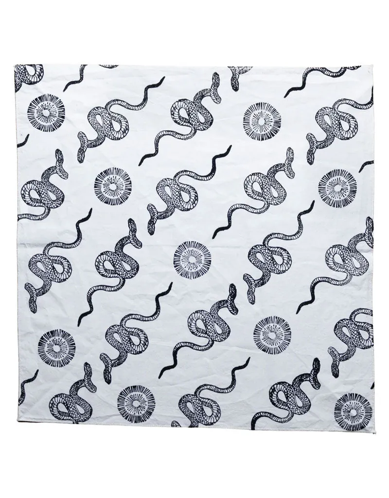 Snake Portal Bandana White