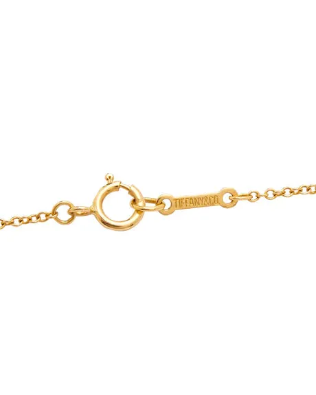 Tiffany & Co. 18ct Gold Heart Pendant And Chain
