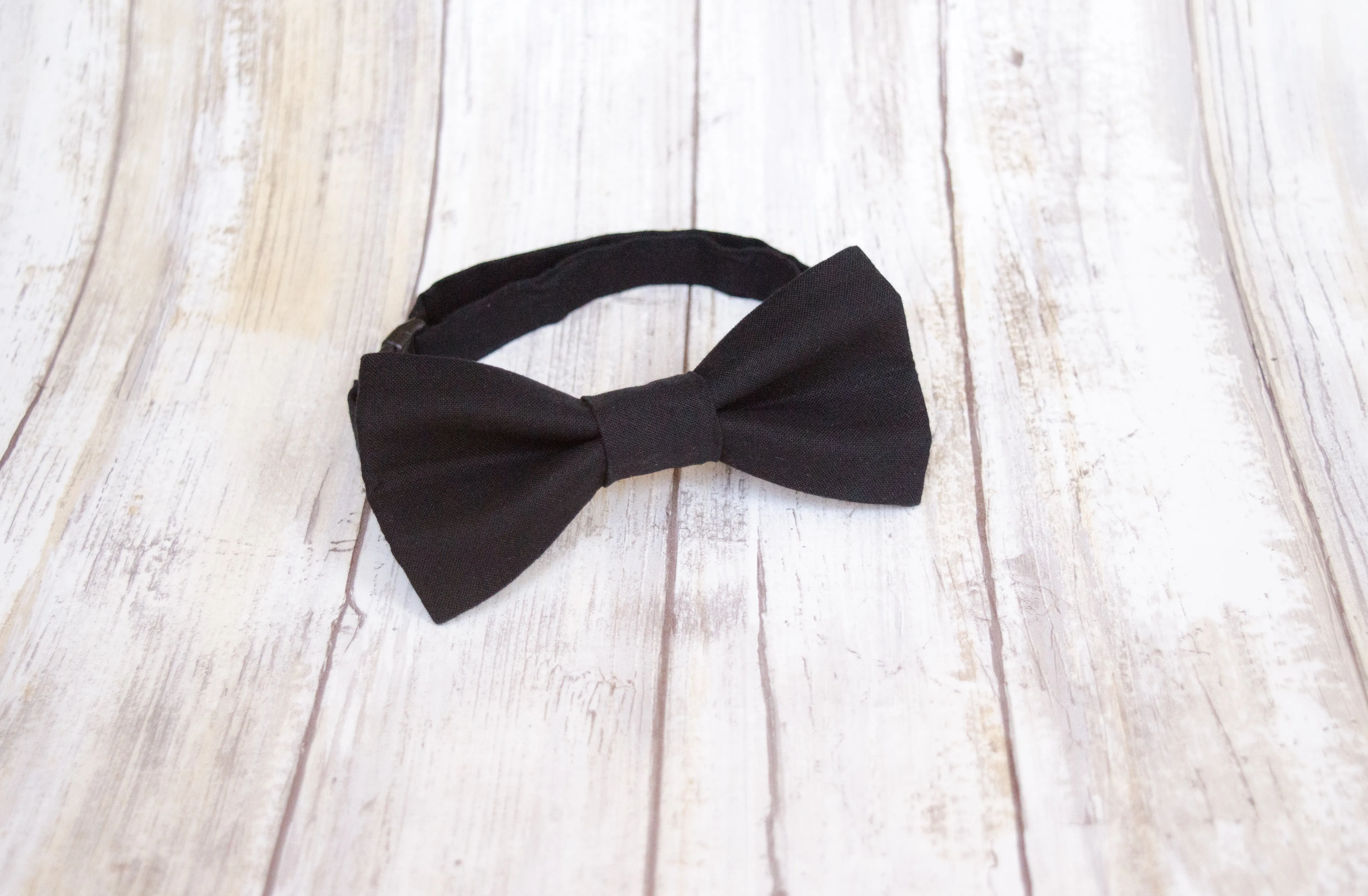 Tux Black Bow Tie and/or Suspenders (99)