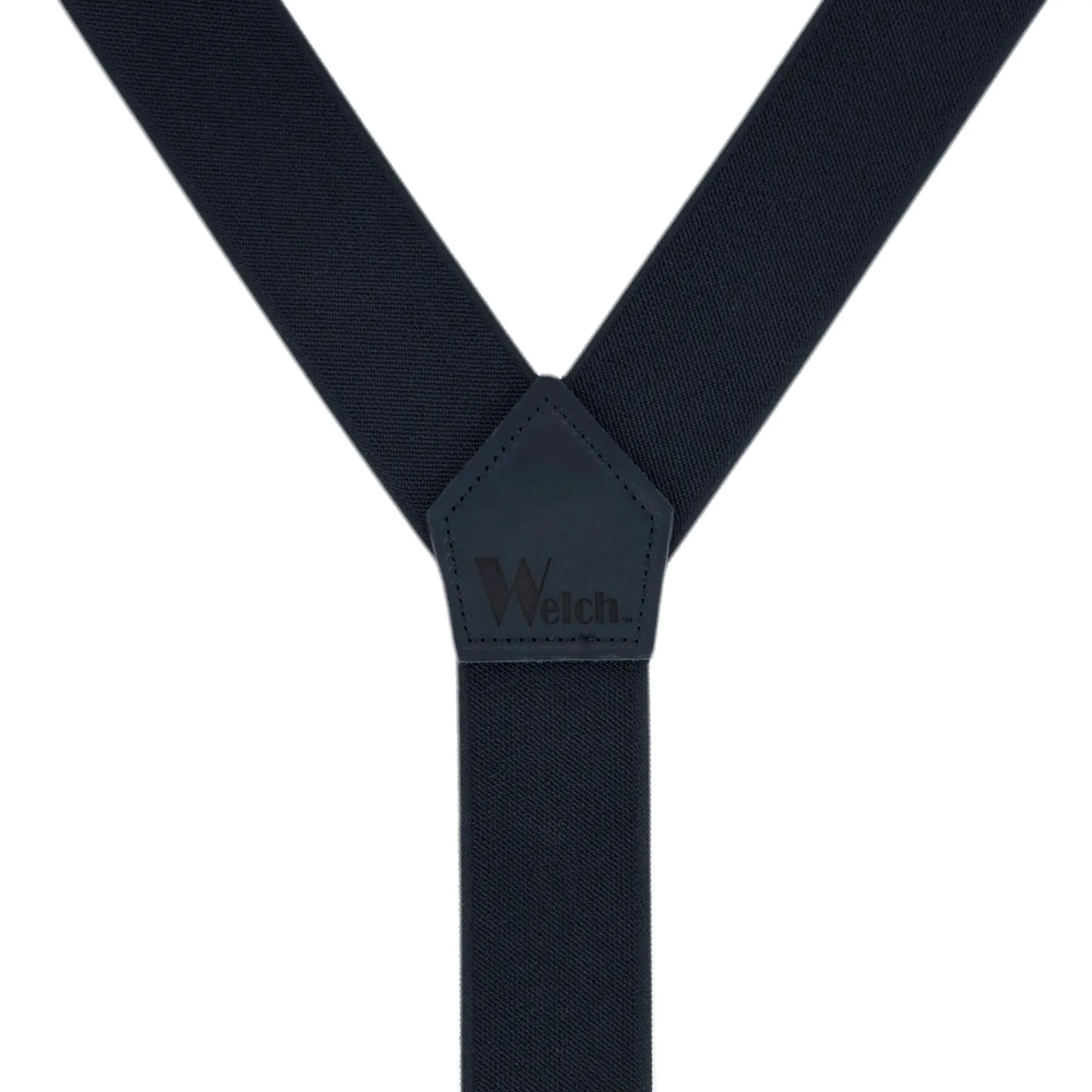Welch Men's Elastic Y-Back Ergonomic Support Suspenders (Tall Available)