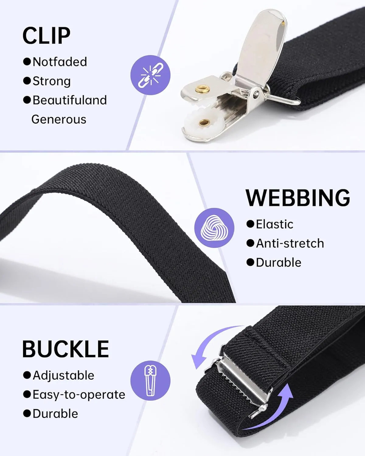 WELROG Kids Suspender Bow Tie Sets - Adjustable Braces With Bowtie Gift Idea for Boys and Girls