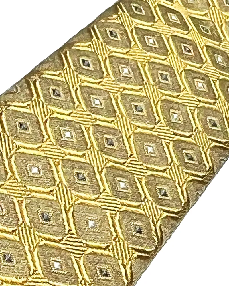 Yates Gold Silk Suspenders